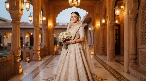 Ivory & Champagne bridal couture