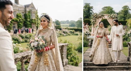 Simran Dhillon, a bride of House of Shahana